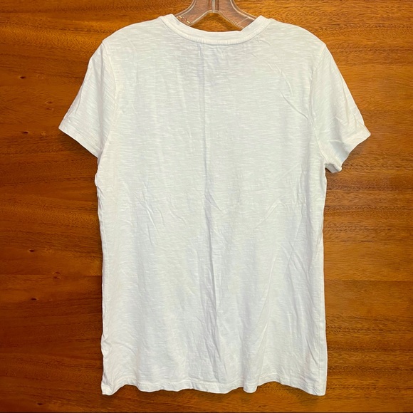Old Navy Ivory Beaded T-shirt Women’s Size Large - Picture 6 of 6